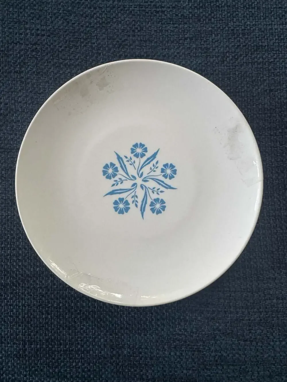 Centura by Corning Cornflower Blue Bread and Butter Plates (set of 4)